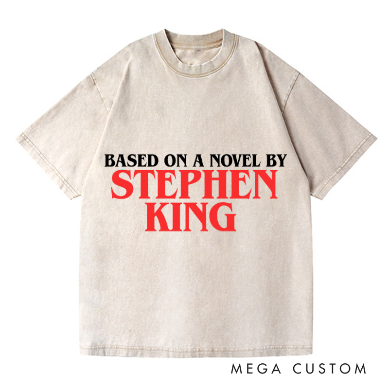 Personalized Based on a Novel by S Washed T-Shirts Horror Halloween Tshirt for Movie Book Lovers
