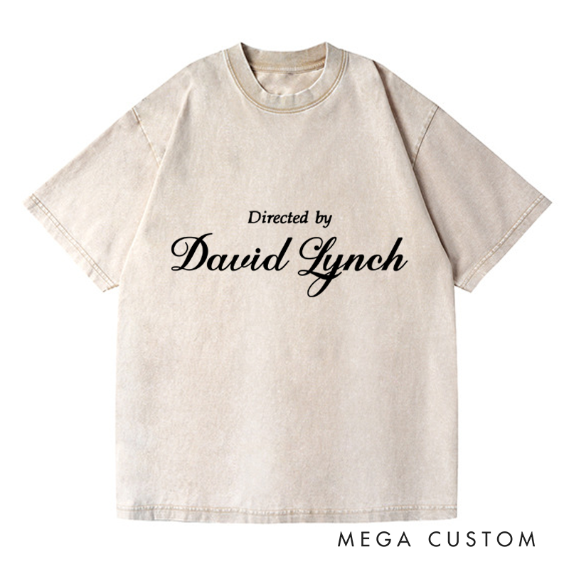 Personalized Directed By D Washed T-Shirts Horror Halloween Tshirt for Movie TV Show Lovers