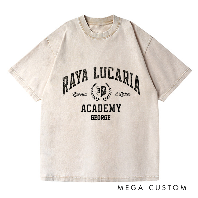 Personalized Raya Lucaria Game Washed T-Shirts Video Game Tshirt Soulslike Shirt