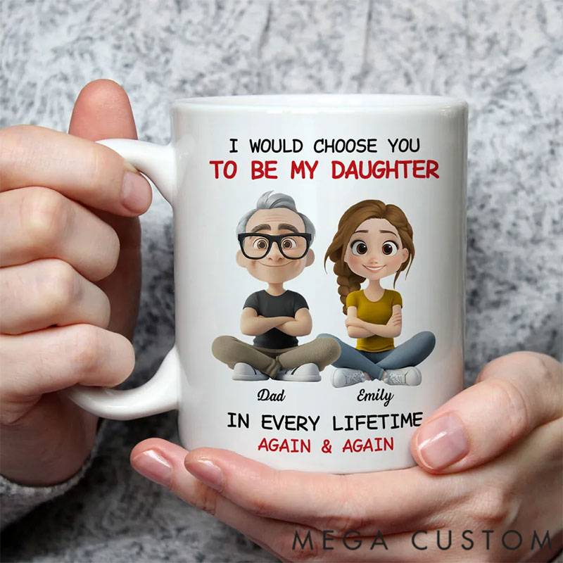 Personalized My Daughter - Personalized Custom Coffee Mug