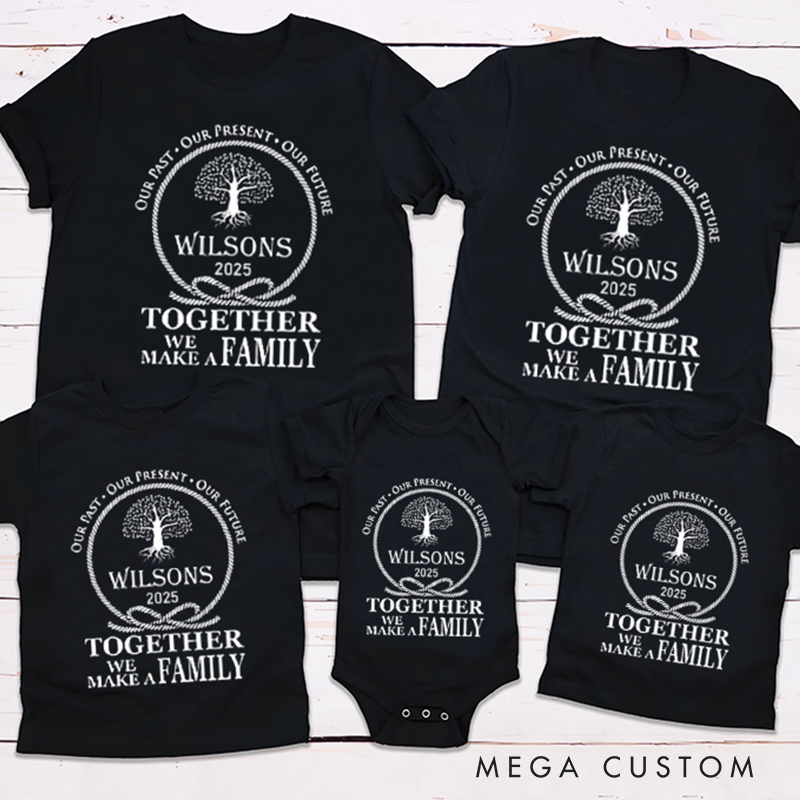 Personalized Family Matching Shirts for Reunions Together We Make a Family Matching Outfit