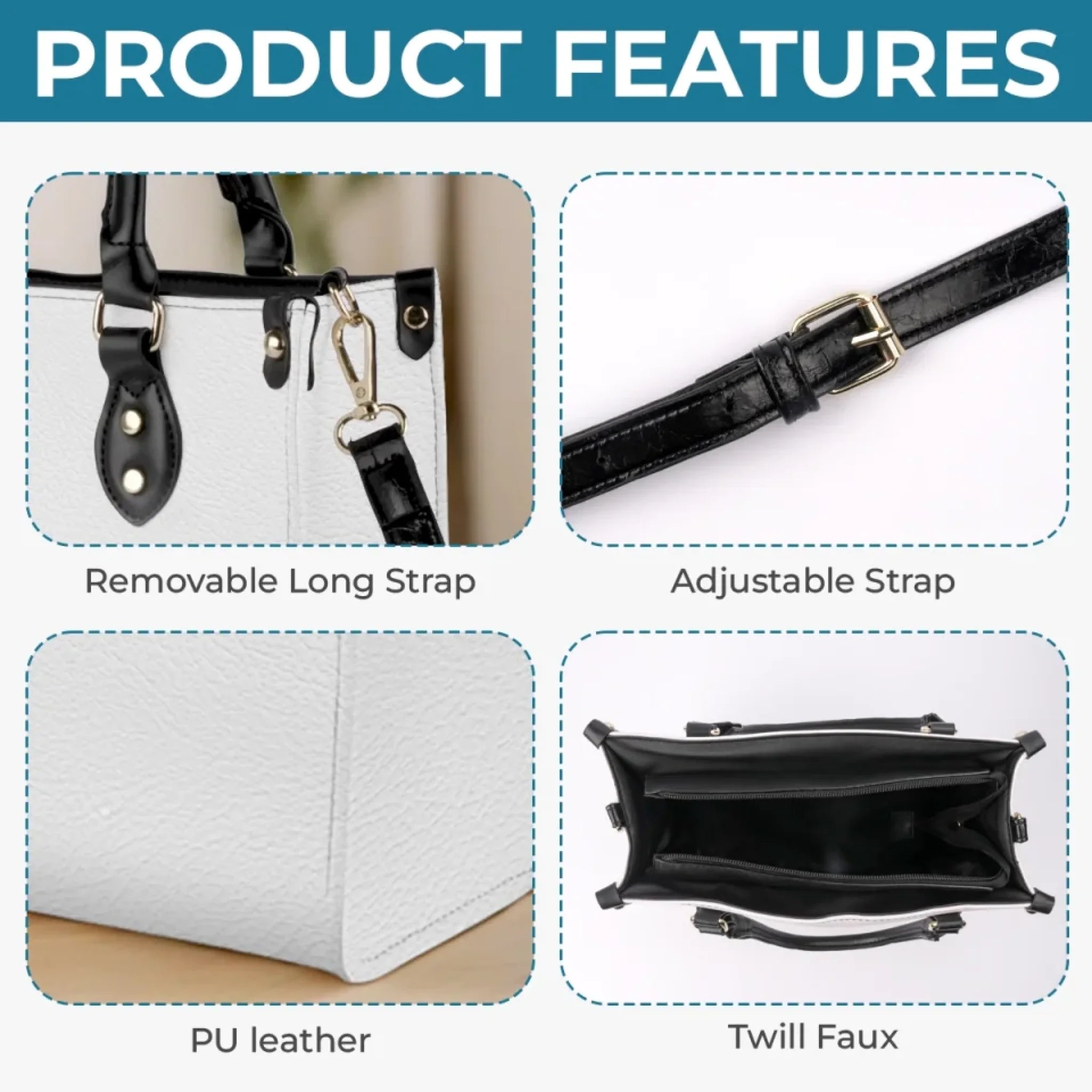 Personalized Leather Handbag Custom You Are My Heroes Design Handbag Nurse Gift