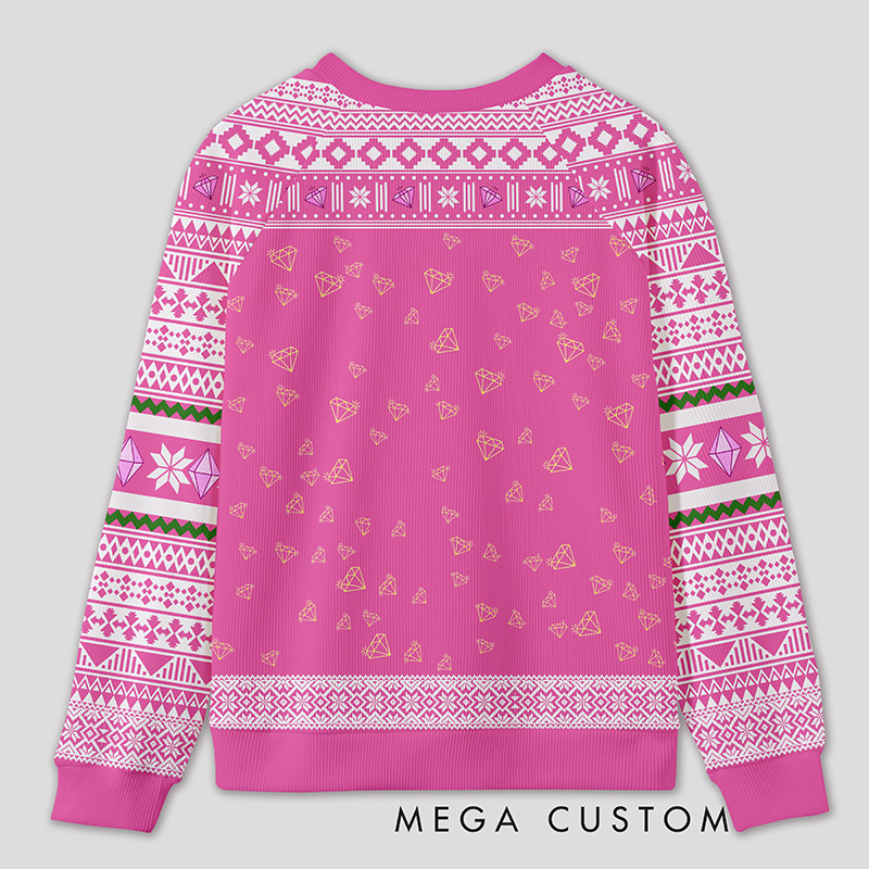 Personalized Accounting Queen Funny Ugly Sweater Office Holiday Party Gift for Finance Divas