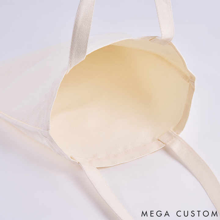 Personalized Cat Lover We're Telling You We're Not Cats Canvas Tote Bag