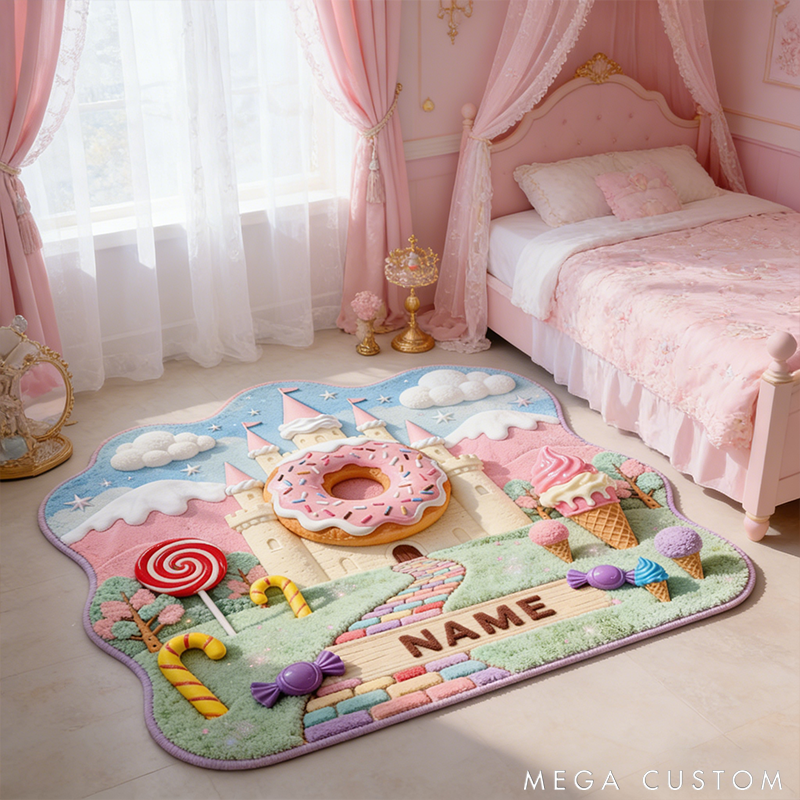 Personalized Candy Castle RugsTransport you to a Dreamlike World