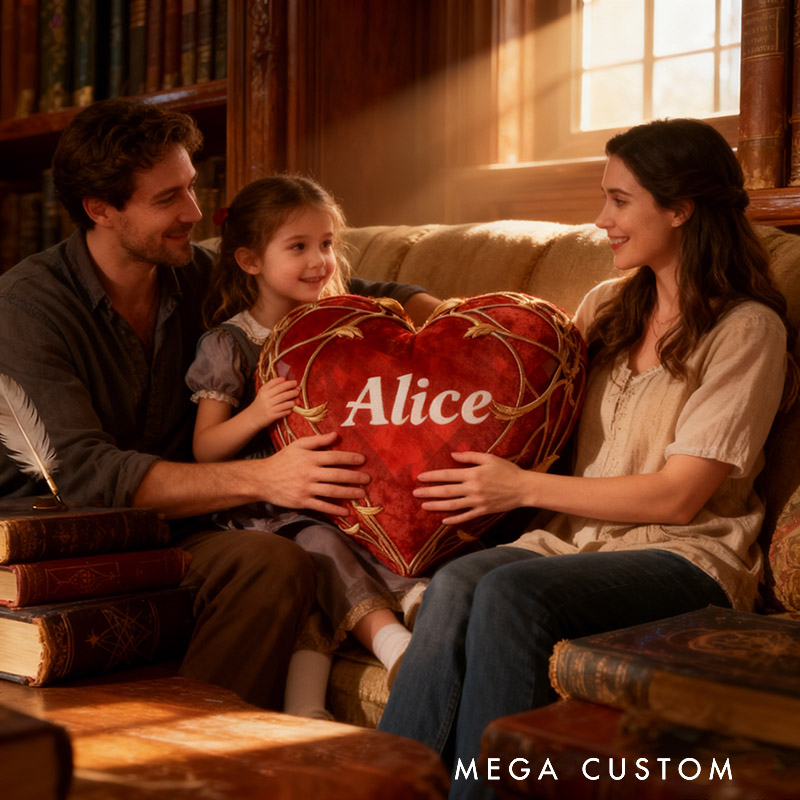 Personalized Magical Immortal Heart Pillow Embark on a Magical Journey Graphic 3D Print Pillow for Kids and Magic Lovers