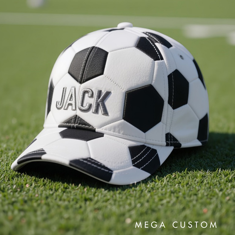 Personalized Soccer Cap with Custom Name and Wear Your Passion Proudly