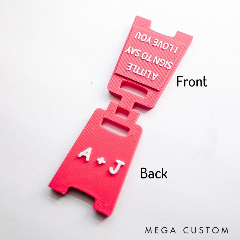 Personalized Girlfriend A Little Sign To Say I Love You Mini Love Sign Custom Multiple Colors 3D Printed A-frame Sign Valentine's Day Gift for Her