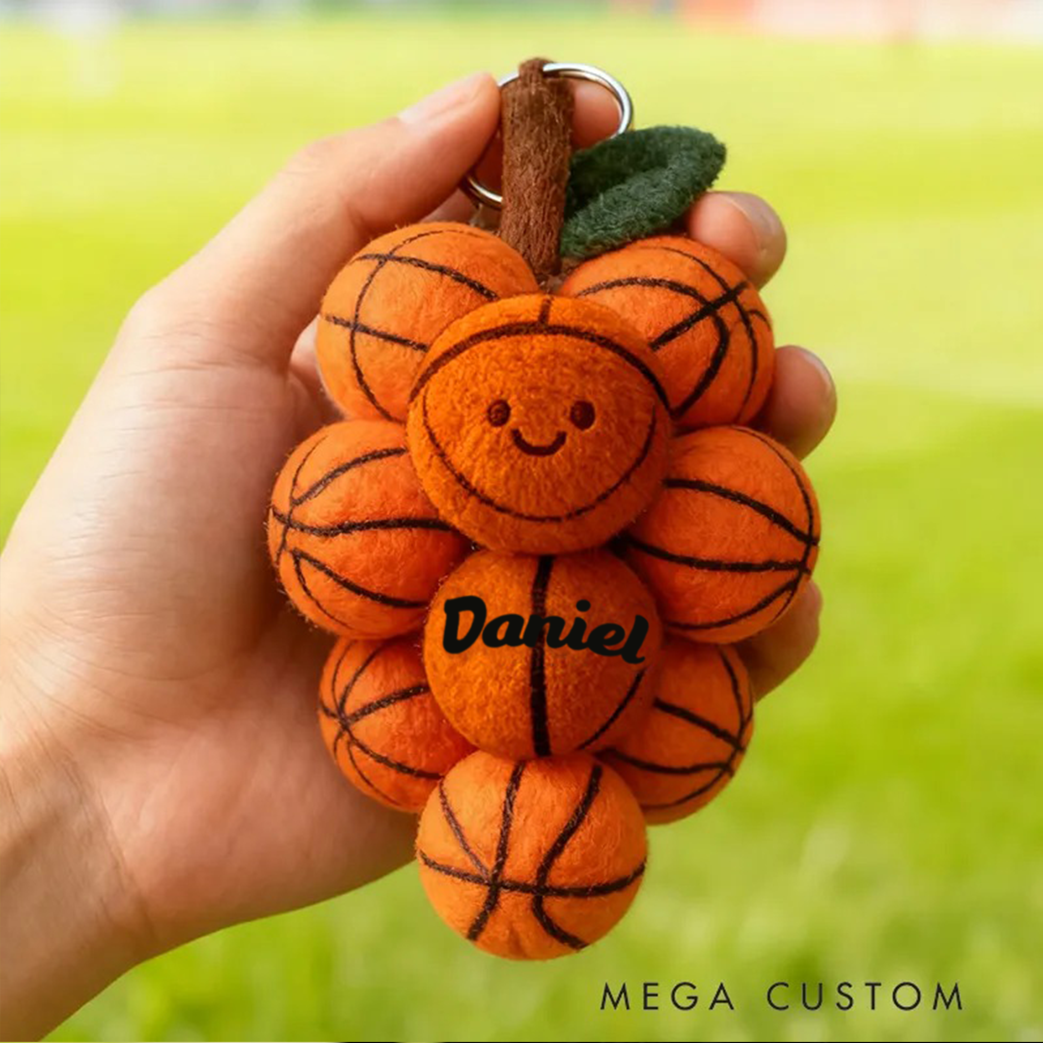 Personalized Cute Basketball Keychain for Athletes and Enthusiasts
