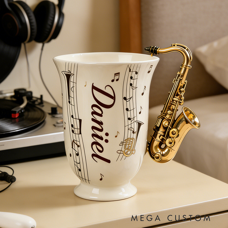 Personalized Musical Instrument Coffee Mug a Unique Way to Celebrate Your Love for Music
