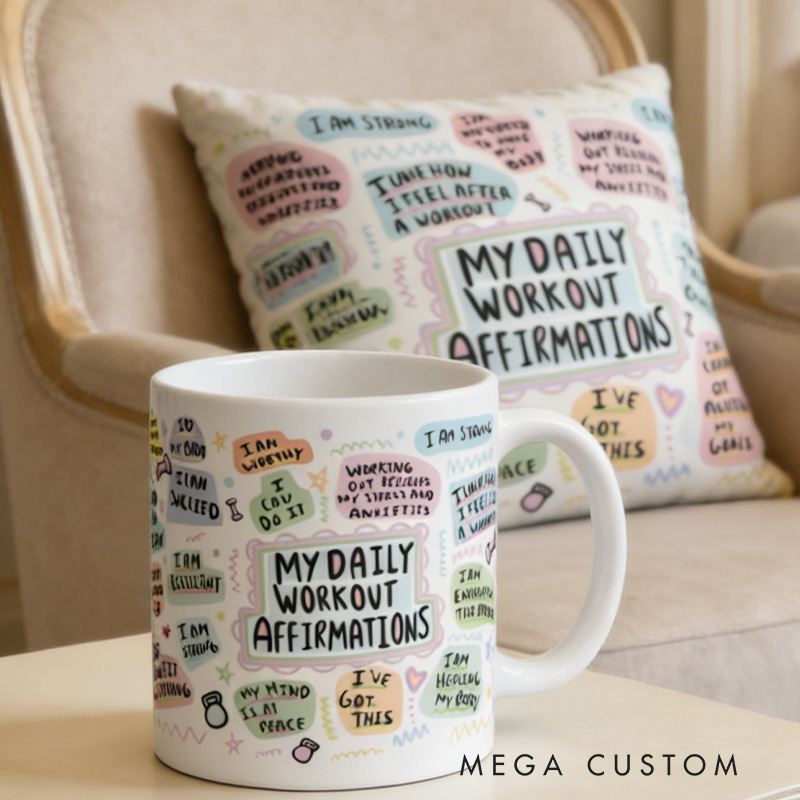 Personalized Couple MugWorkout Mug Gym Motivation Gift Fitness Enthusiast Gift for Gym Lover
