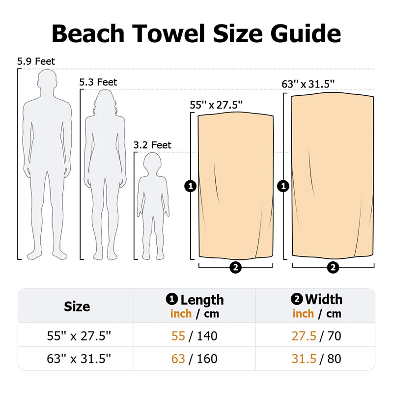 Personalized Sky Blue Sunset Cartoon Quick Dry Oversized Microfiber Beach Towel with Name Summer Travel Essentials Birthday Gift for Family Friends