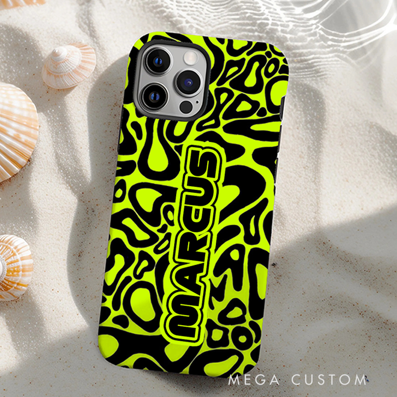 Personalized Racing Name Phone Case Custom Name Design for Racers and Racing Lovers