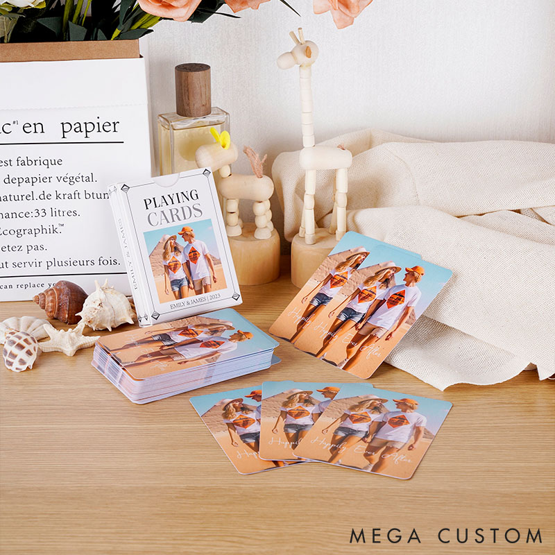 Personalized Photo Playing Cards Custom Playing Cards With Photos Printed Deck of Cards Wedding Playing Cards Anniversary Birthday Cards