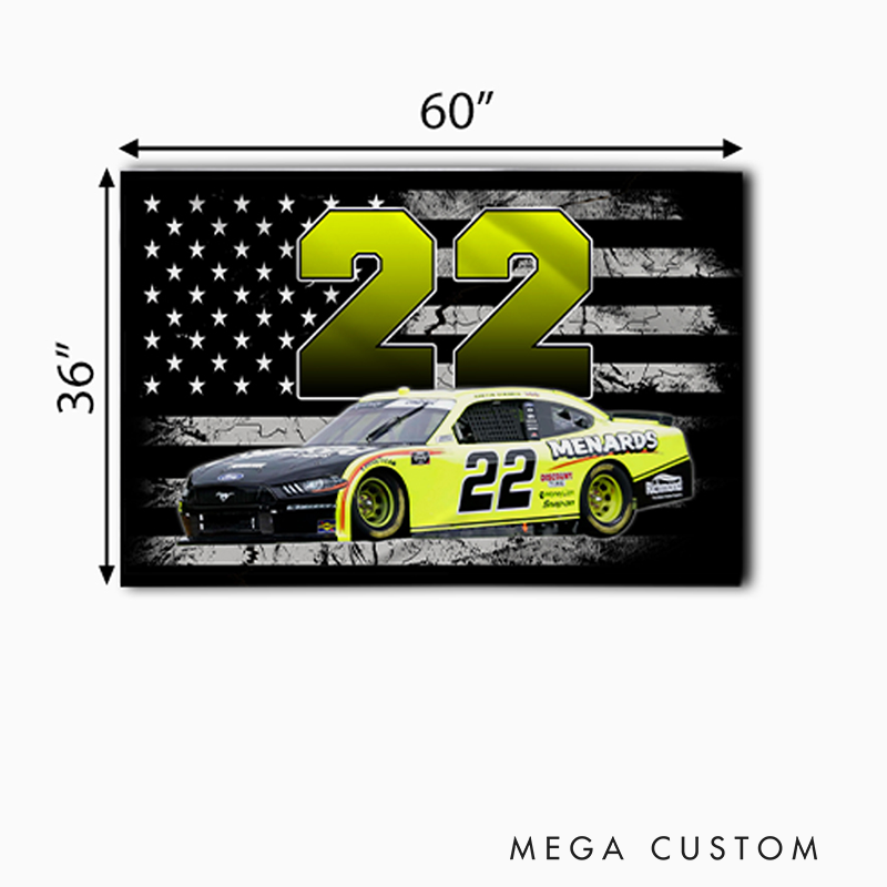 Personalized National flag Racing Tapestry Custom Racing Car Photo and Number Wall Hanging Gift for Racers and Racing Lovers