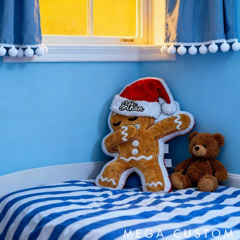 Personalized Graphic 3D Print Pillows Pillow, Custom Ginger Pillow with Name for Family