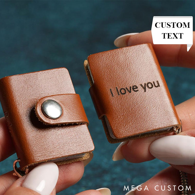 Personalized Photo Album for Couple Valentines day gift Photobook Keychain Gift for Boyfriend girlfriend Valentines Photo Album Keychain for Him