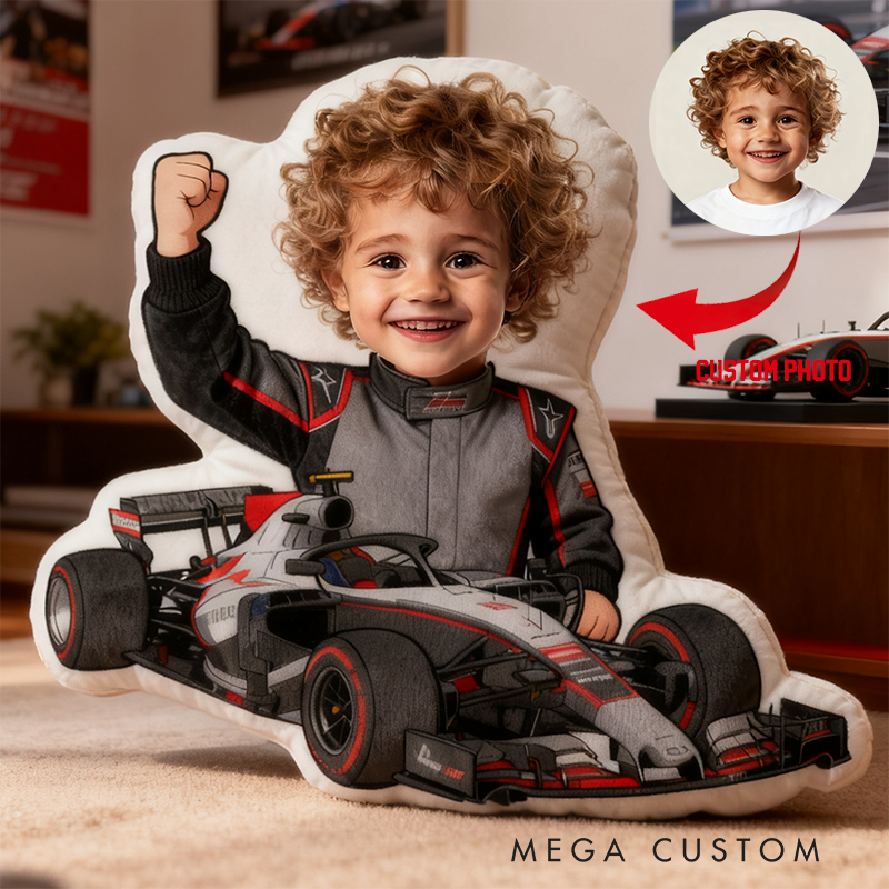 Personalized Racer Pillow Graphic 3D Print Custom Photo Cushion Gift for Racers and Racing Lovers