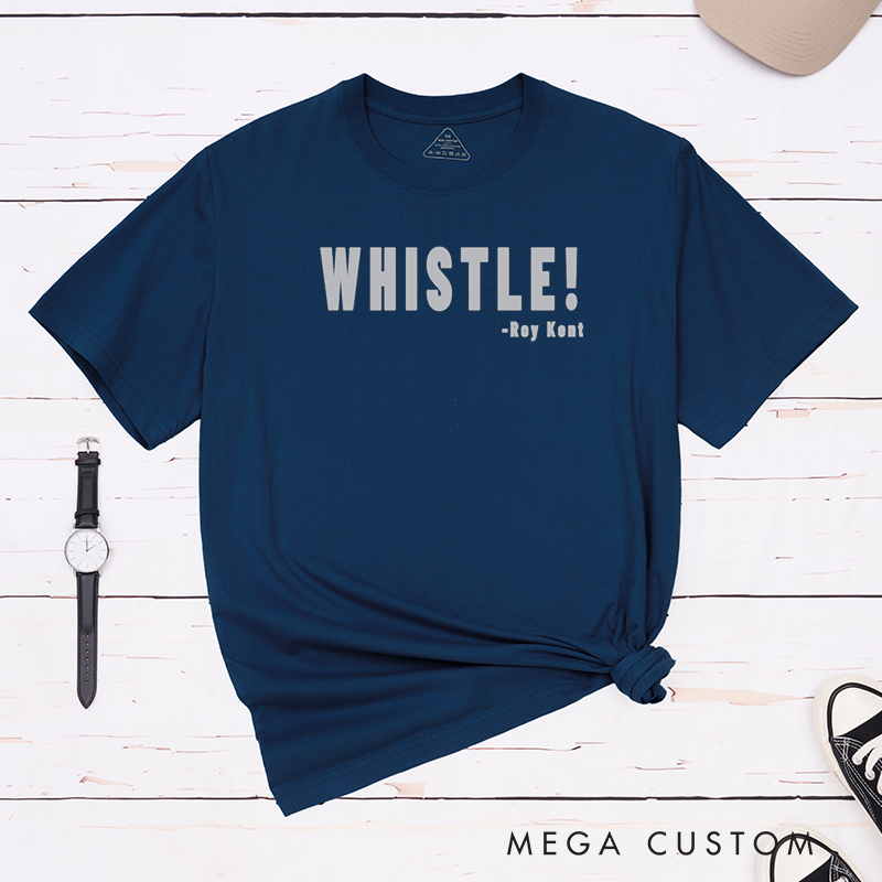 Personalized "Whistle!" Sport T-Shirt with Custom Name