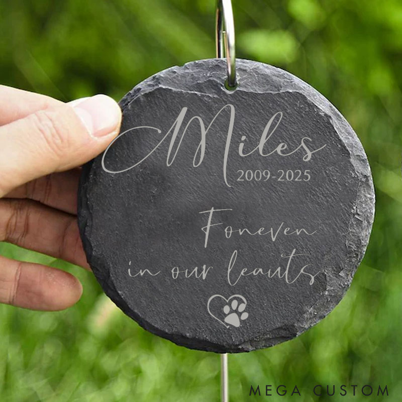 Personalized Pet Lover Engraved Miles Foueven in our Leants Plant Accessories
