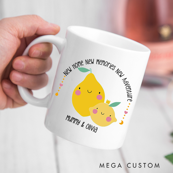 Personalized Coffee Mug for Mom New Home New Memories New Adventure Mug Custom 11oz Coffee Cup Housewarming Gift Christmas Gift Mothers Day Gifts