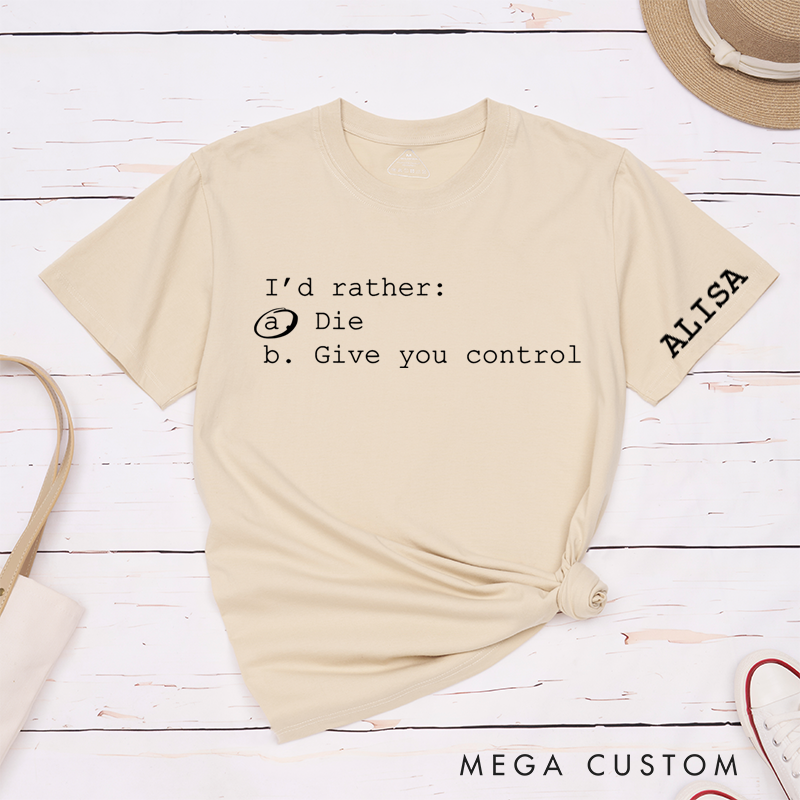 Personalized Classic T-Shirts Ironic Song Lyrics Tee and 90's Rock Shirt and Gift for Friend and Concert Tee and Vintage Tee and 90s Grunge Shirt