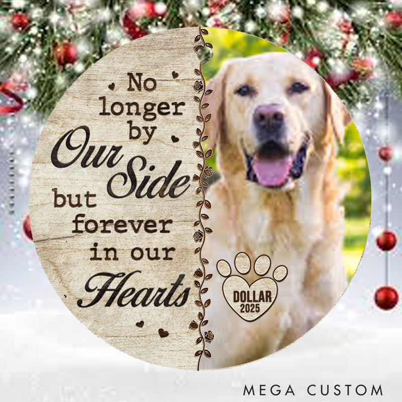 Personalized Pet Lover No Longer by Our Side  Ornament