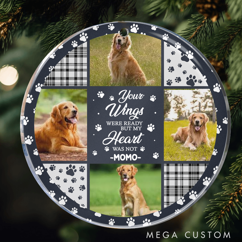 Personalized Pet Lover Custom Photo You were My Favorite Hello Ornament