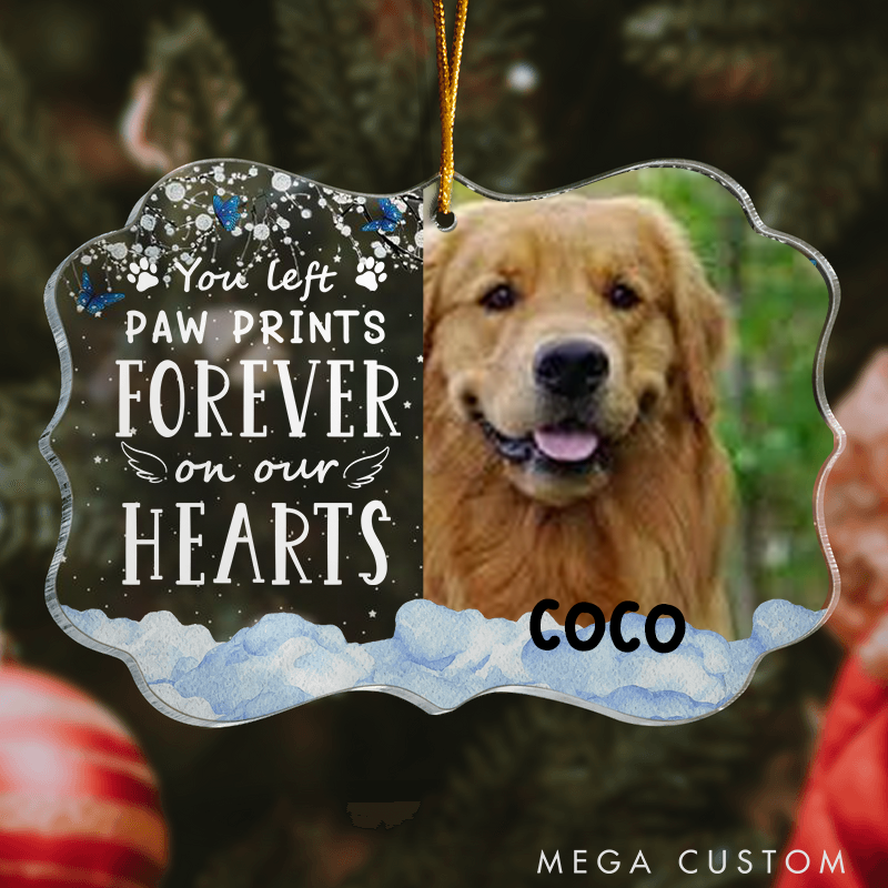 Personalized Pet Lover Pet Loss You were My Favorite Hello Hardest Goodbye Ornament