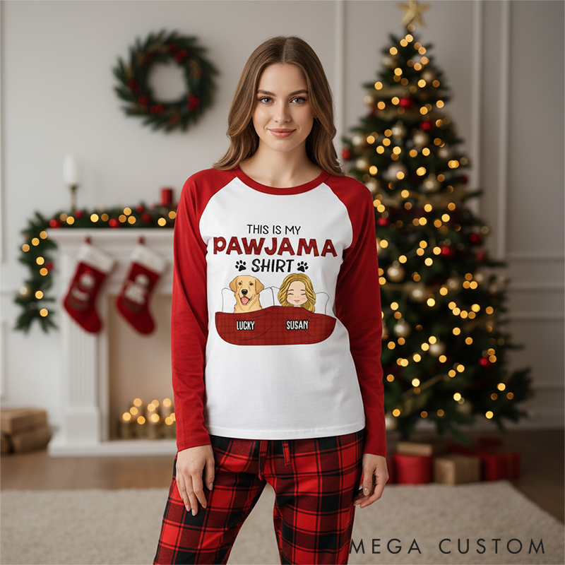 Personalized Dog Lover Pajama Shirt Family Matching