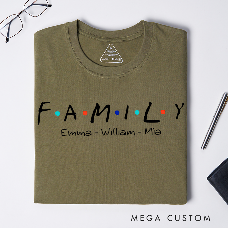Personalized Custom Matching Family Group Shirts for Trips and Gifts Classic T-shirt