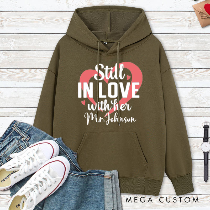 Personalized Funny Couple Anniversary Hoodie Couple Wedding Anniversary Outfit for Her Him Anniversary Hoodie for Wife Husband