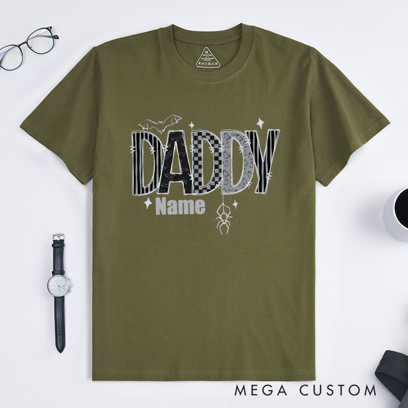 Personalized Halloween Party Spooky Daddy Classic T-shirt