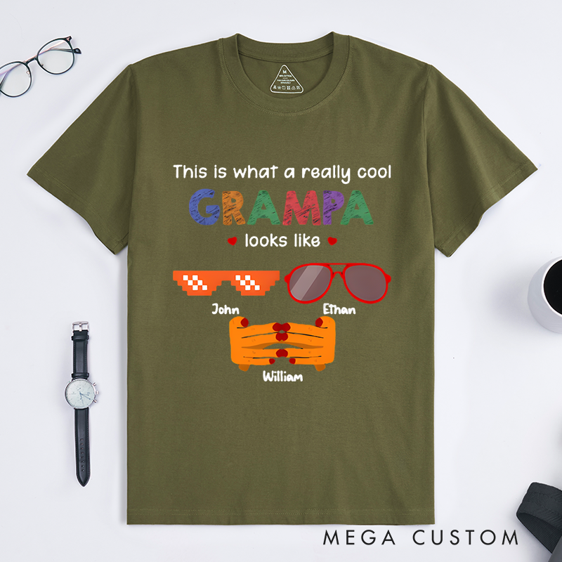 Personalized Really Cool Dad Looks Like Theme Classic T-shirt