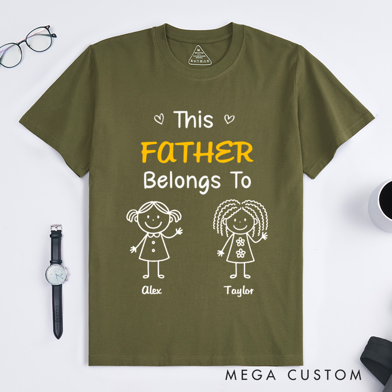 Personalized Classic T-shirt Birthday Gifts for Dad Grandpa