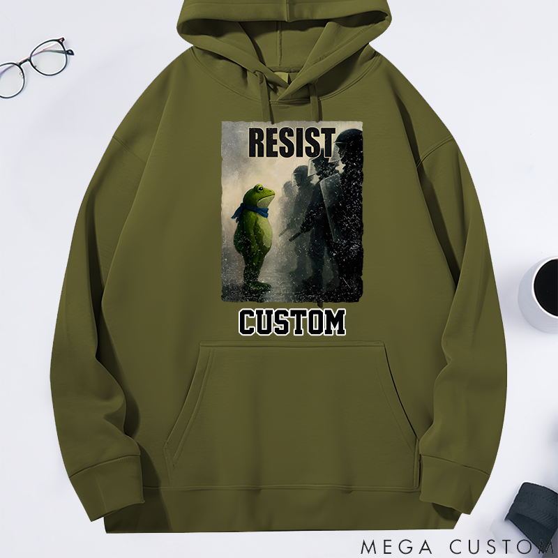 Personalized Classic Hoodie Portland Protest Funny Political Parody Theme