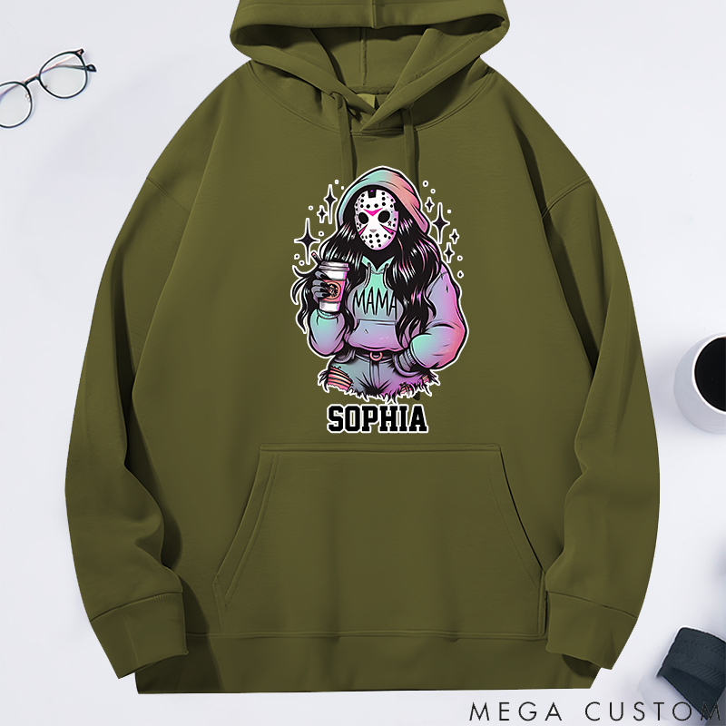 Personalized Classic Hoodie Trendy Custom Spooky Killer Mama Theme