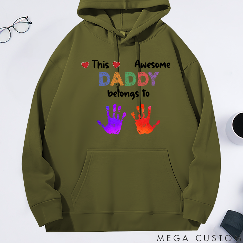 Personalized Classic Hoodie This Grandma Belongs To Grandkids