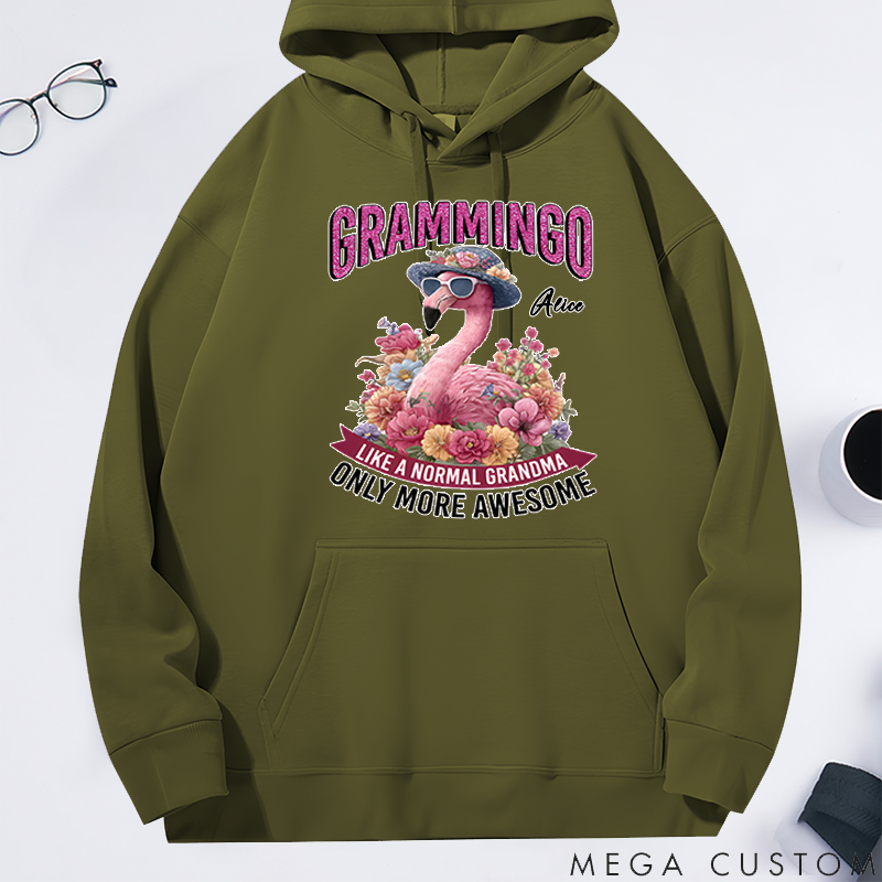 Personalized Classic Hoodie Grammingo Like a Normal Grandma Only More Awesome