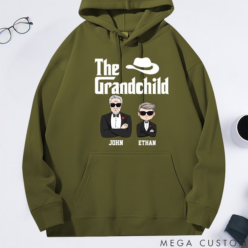 Personalized Classic Hoodie The Grandfather Theme Grandpa and Kids