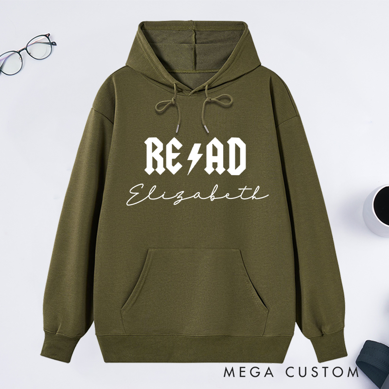Personalized Read Classic Hoodies Bookish Hoodies Custom Book Lover Hoodies with Name Librarian Gift Book Lover Gift for Reader Gift