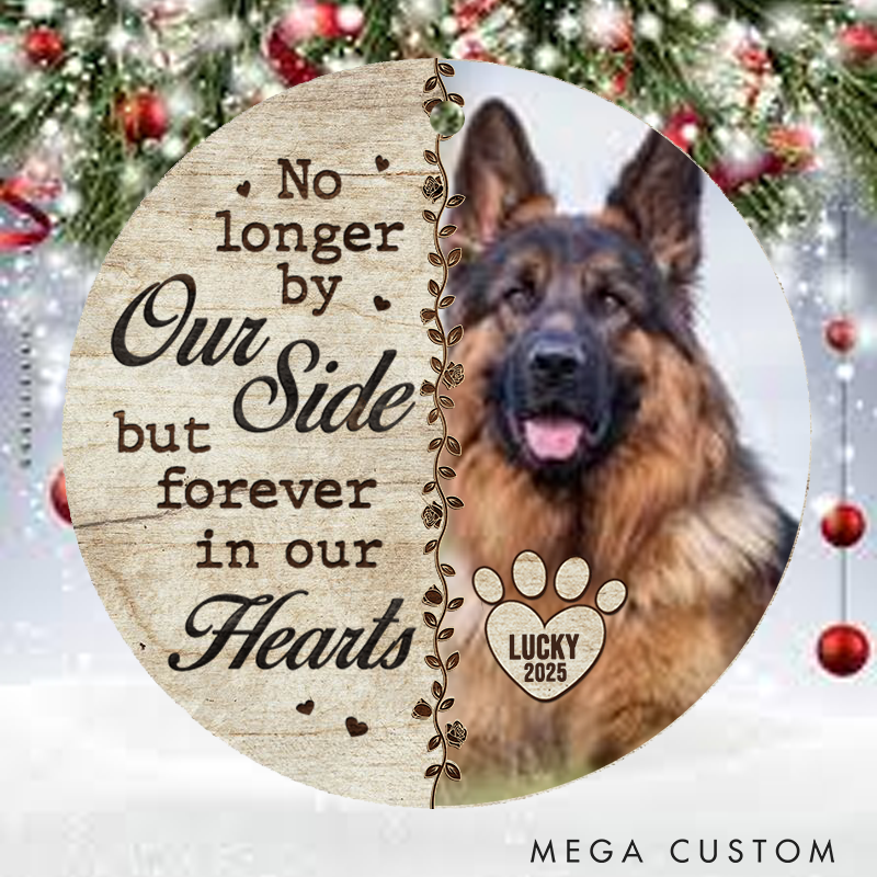 Personalized Pet Lover No Longer by Our Side  Ornament