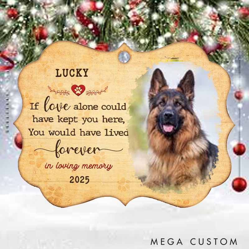 Personalized Pet Lover You were My Favorite Hello and My Hardest Goodbye Ornament