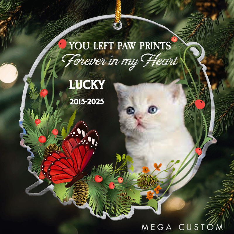 Personalized Pet Lover No Longer by My Side but Forever in My Heart Ornament