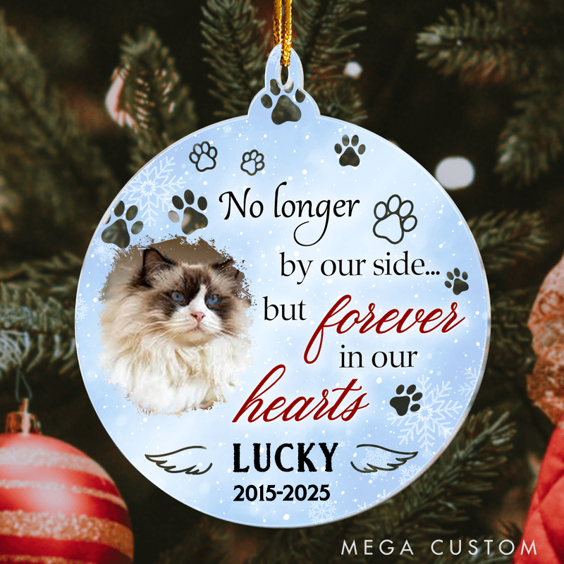 Personalized Pet Lover No Longer by Our Side but Forever in Our Hearts Ornament