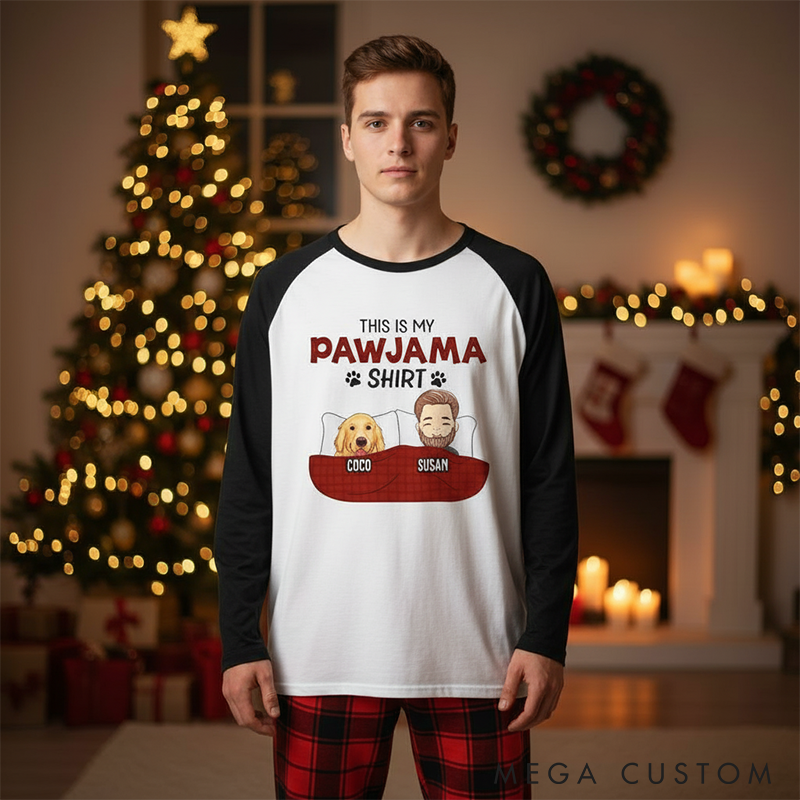Personalized Dog Lover Pajama Shirt Family Matching