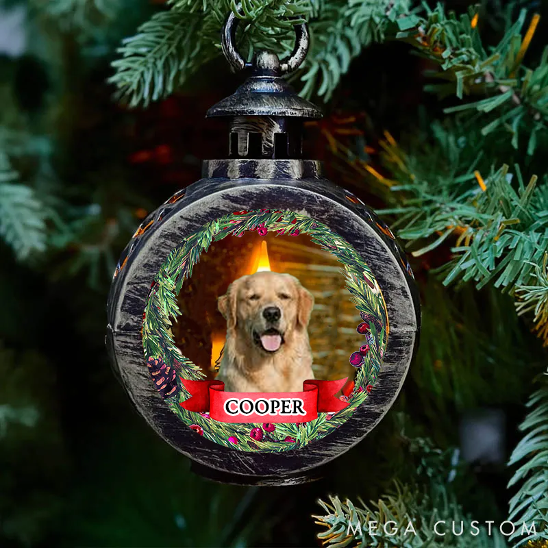 Personalized Pet Lover Your Furry Friend always Lights Up Your Day Christmas Lantern