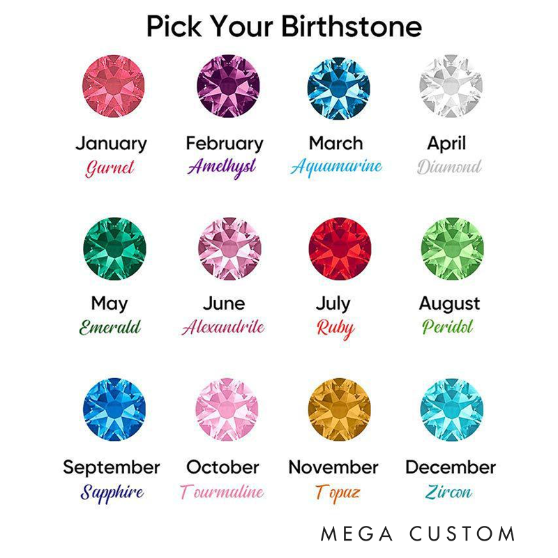 Personalized Birthstone Bracelet for Teacher Electrocardiogram Engraved Bracelet Jewelry Gift for Teachers