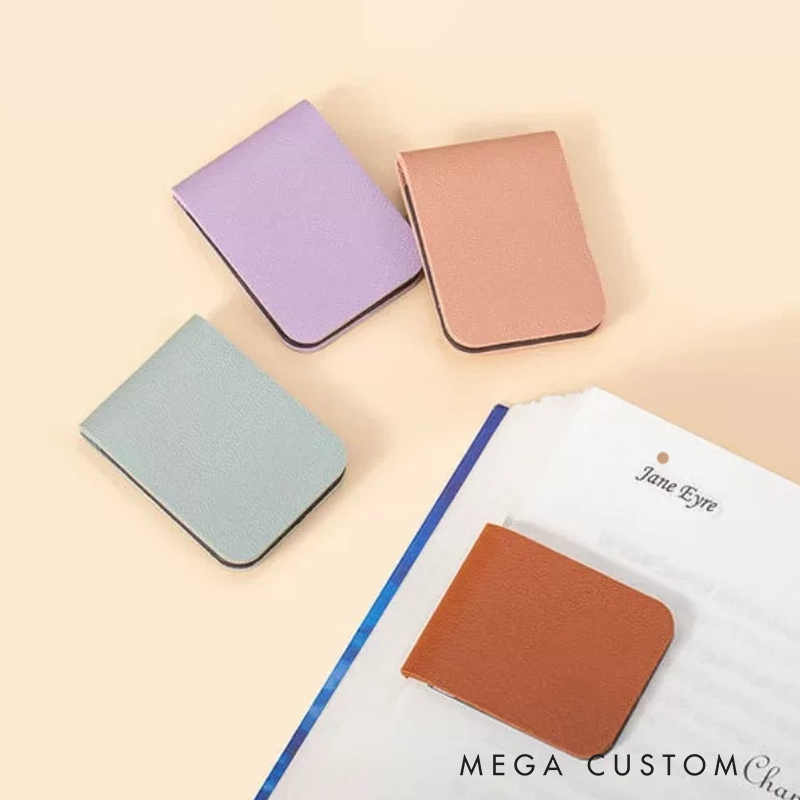 Personalized Leather Magnetic Bookmark Best Teacher Ever Playful Gift for Teachers