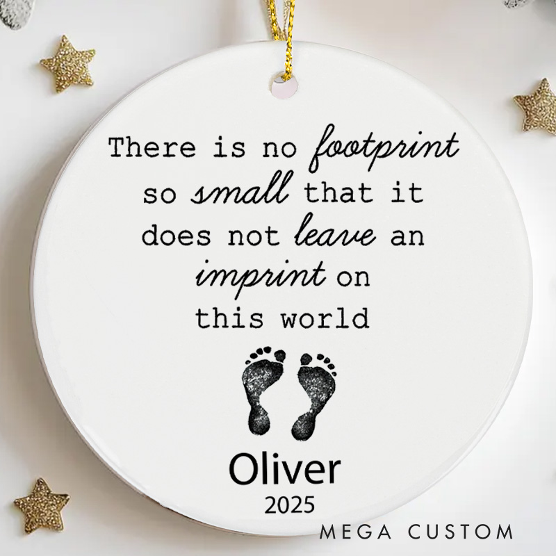 Personalized Baby Loss Ornament Memorial Baby Ceramic Ornament Baby in Heaven Keepsake Miscarriage Memorial for Angel Baby